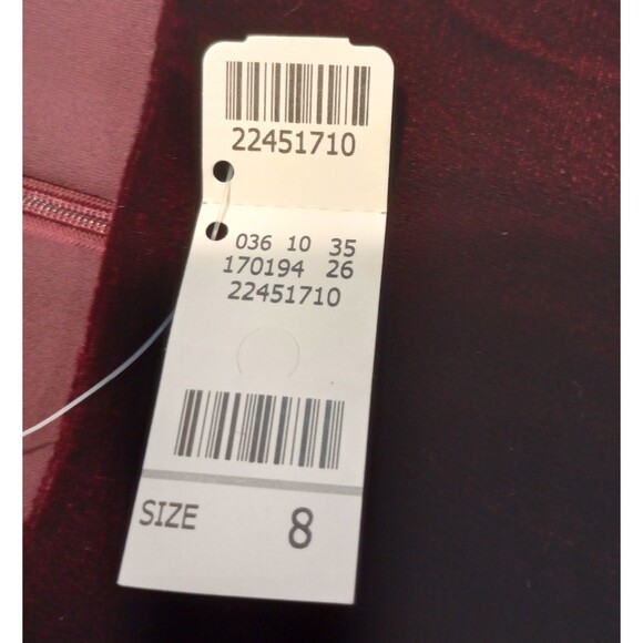 Talbots Woman's Size 8 Vintage "94" Y2K Velvet & Silk Maxi Dress - NWT - Picture 7 of 8